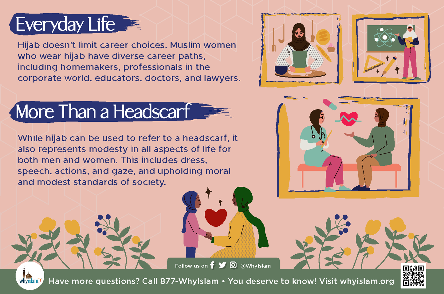Hijab Postcard