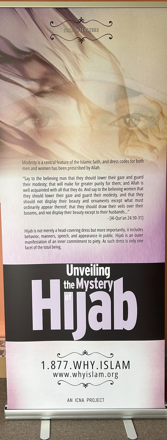 Hijab Stand up Banner