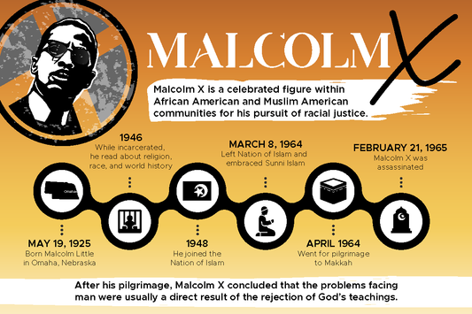 Malcolm X Postcard
