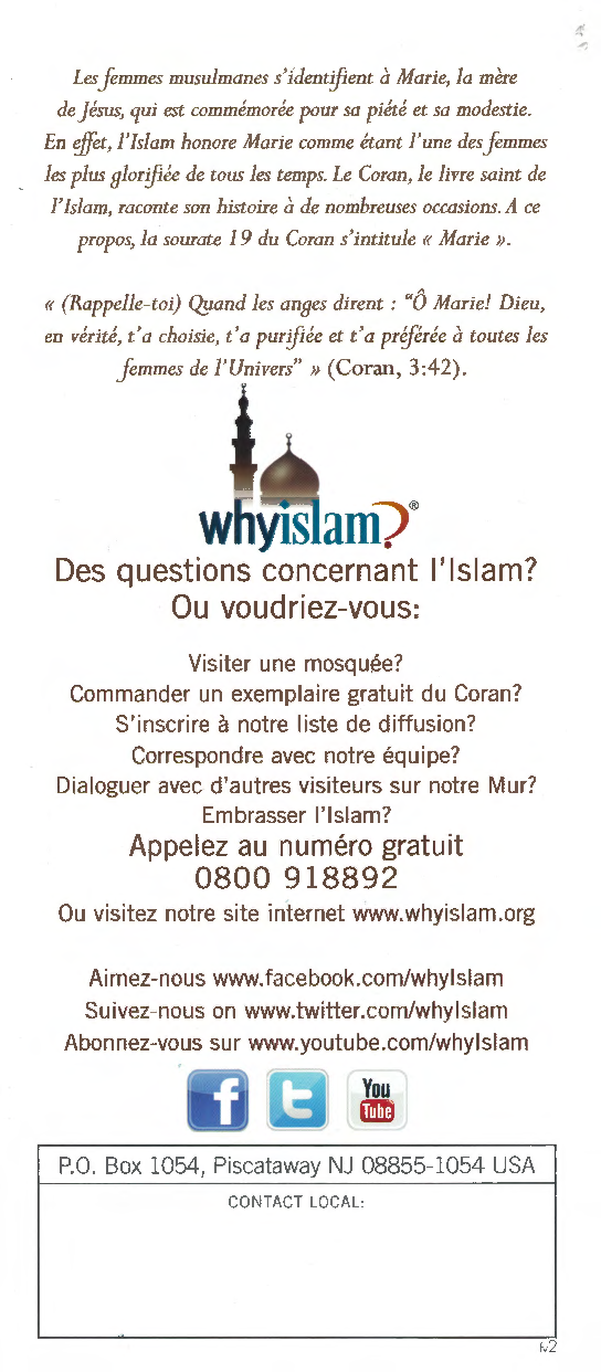 Le Hijab: Modestie, Humilité et Dignité