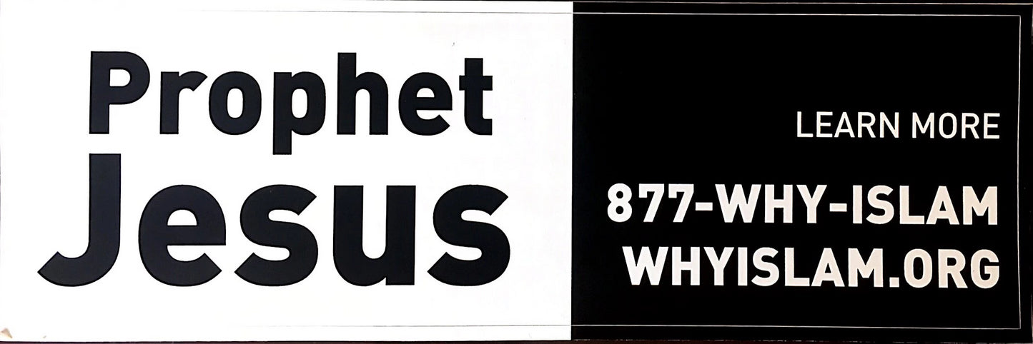 Prophet Jesus Bumper Sticker