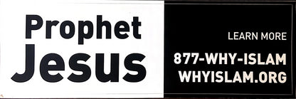 Prophet Jesus Bumper Sticker