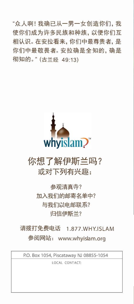 What does Islam say about Terrorism? ( CHINESE ) ( 伊斯兰教对恐怖主义怎么说？)